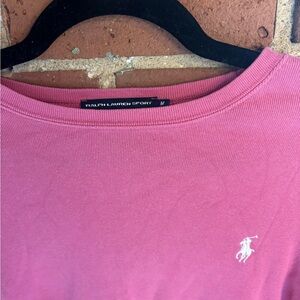 Ralph Lauren Bubblegum Pink Logo Longsleeve Tee
